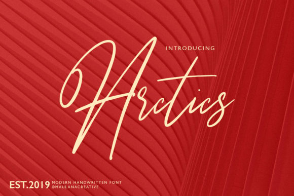 Arctics: A Modern Handwritten Font for Digital Brands