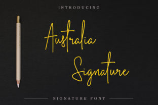 Australia: A Bold Handwritten Font for Editorial Design