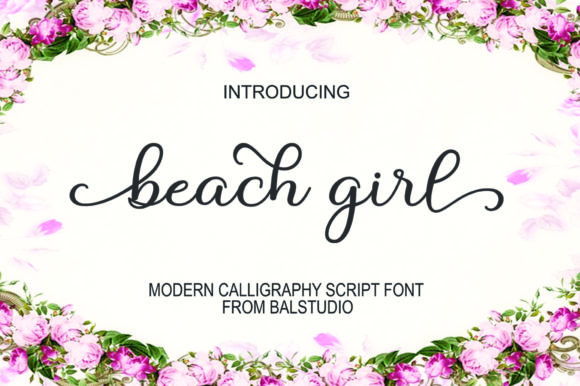 Beach Girl Font for Elegant Branding