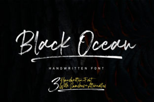 Black Ocean: The Modern Script Font for Campaign Impact