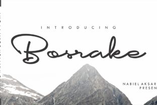 Bosrake: The Sophisticated Handwritten Font for Your Brand