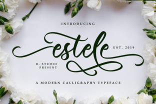 Estele Font: A Luxurious Script for Modern Campaigns