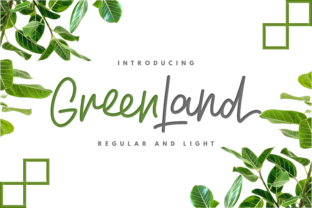 Greenland Duo: A Script Font for Web Designers