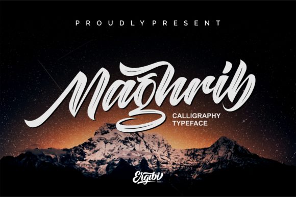 Maghrib: A Sweet Script Font for Editorial Personality