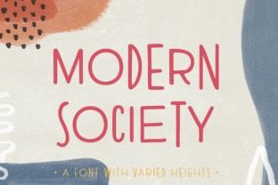 Modern Society Font: A Unique Handwritten Typeface for Brand Identity