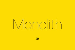 Monolith: A Light, Contemporary Font for Campaign Creators