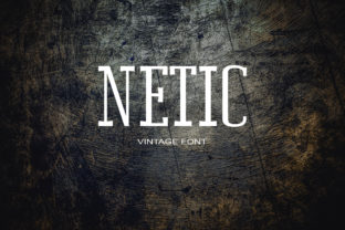 Netic: A Bold Serif Font for Stunning Designs