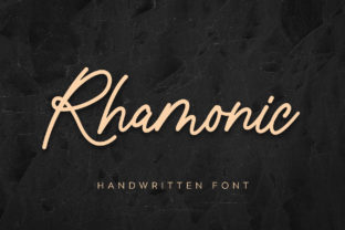 Rhamonic: A Stylish Handwritten Font for Creative Projects