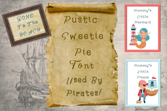 Rustic Sweetie Pie: A Handwritten Font for Creative Product Labels