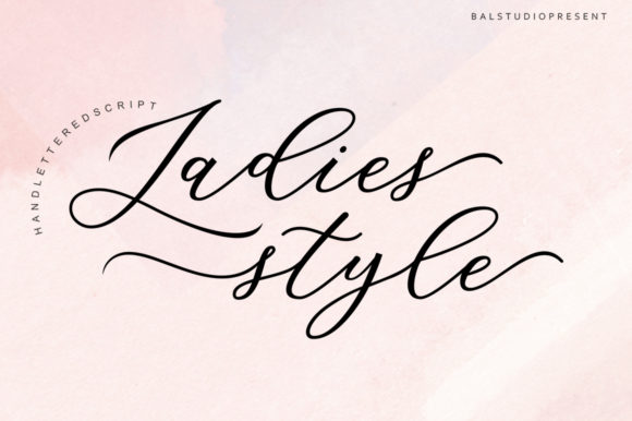 The Ladies Style Font: A Business-Friendly Script Font