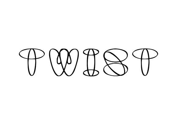 Twist: A Playful Outline Font for Clear Campaign Messaging